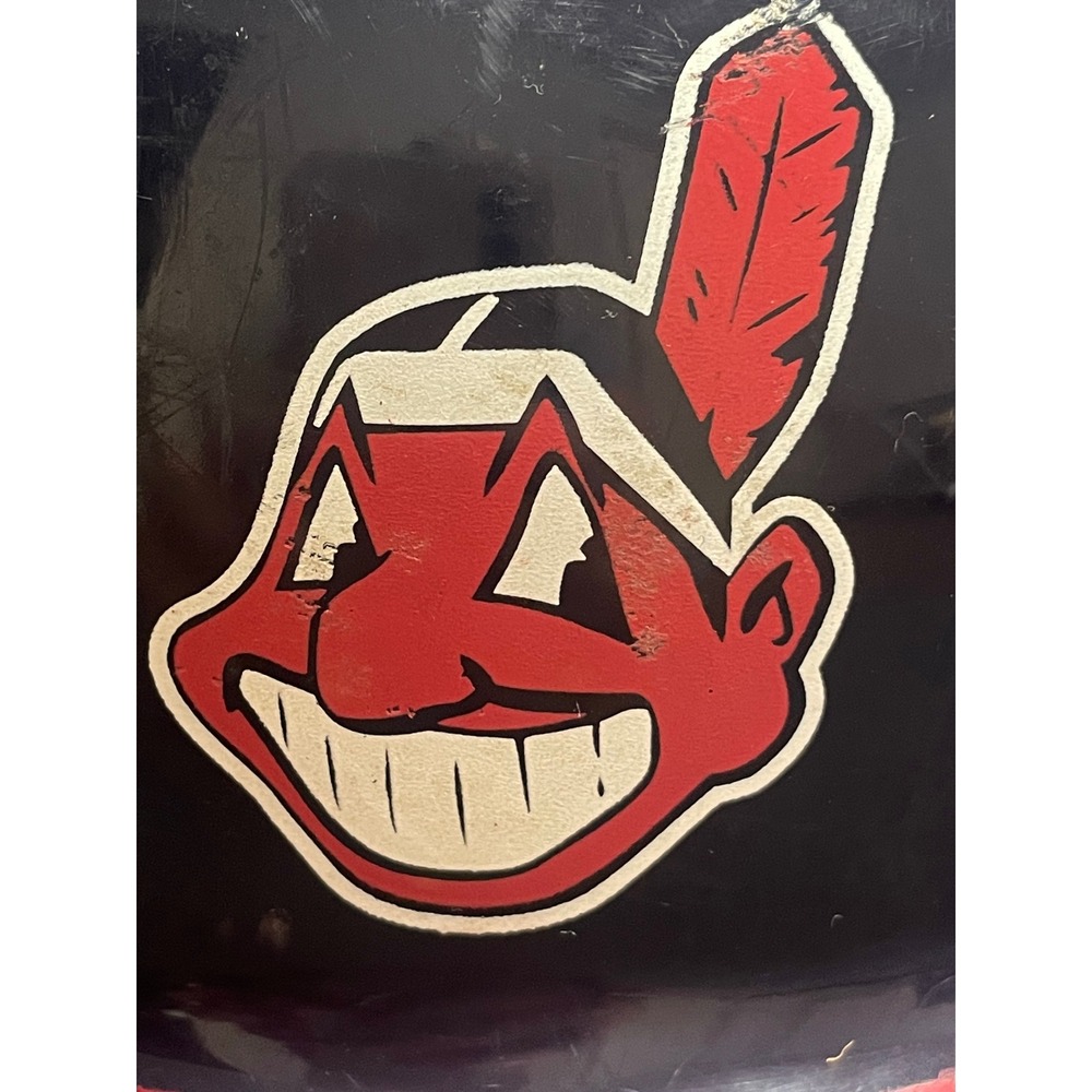 Vintage Cleveland Indians Chief Wahoo Souvenir Batting Helmet Sports Prod Corp - Picture 2 of 8